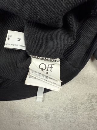 Felpa Off-White con logo frecce sfumate