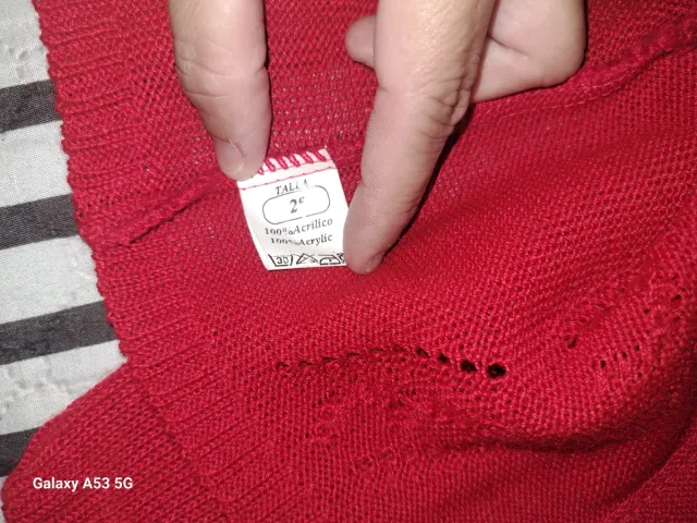 Lote 2 rebecas rojas