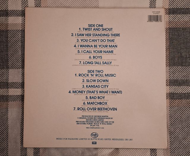 Vinile The Beatles, inedito in Spagna, edizione inglese, come nuovo