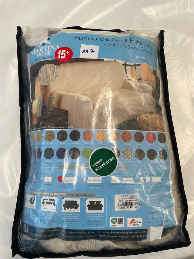 Fodera per divano Martina Home Beige Ref. 117