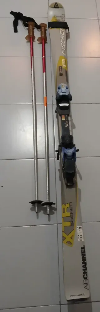 Esquís Fischer XTR Sceneo + Bastones + Funda Qchua