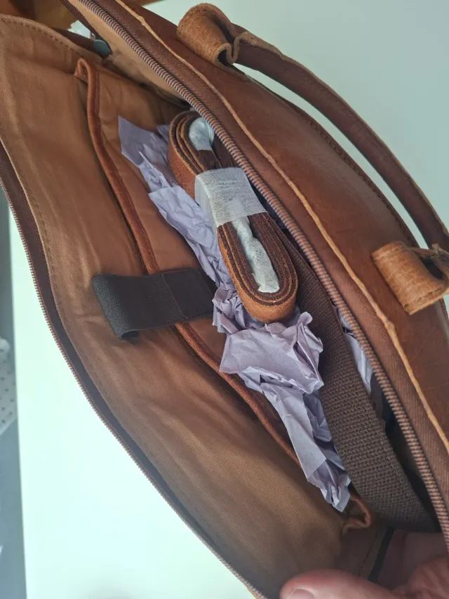 Bolso Cuero Marrón Rosme Zurich 6125