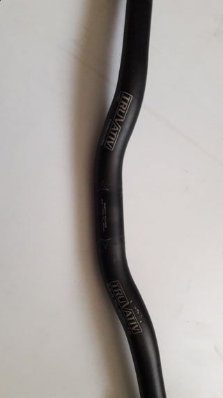 Manillar Doble Altura MTB Negro