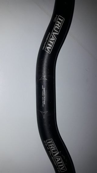 Manillar Doble Altura MTB Negro