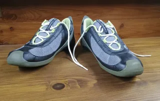 Scarpe tribord da barca, grigie e verdi