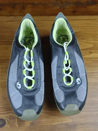 Scarpe tribord da barca, grigie e verdi