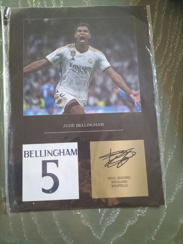 Foto Firmada Jude Bellingham Real Madrid