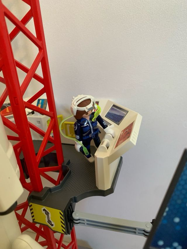 Playmobil Cohete con Plataforma Lanzamiento 9488
