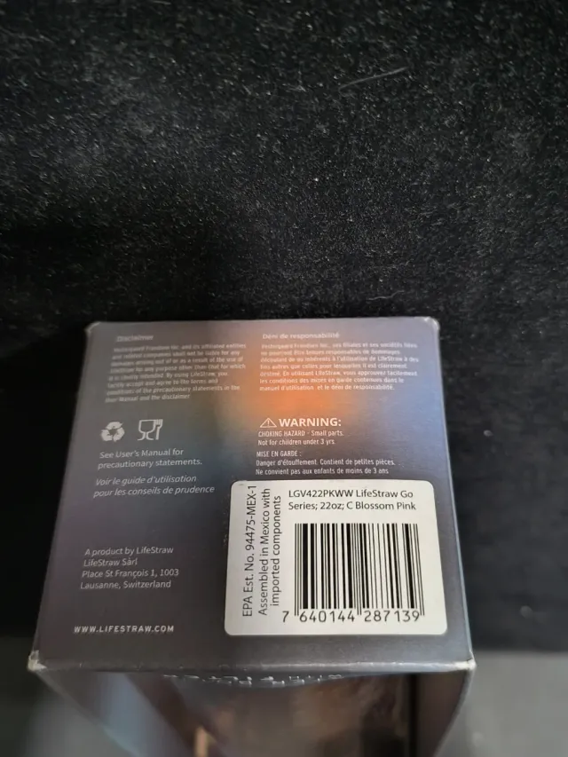 Botella con filtro 650ml