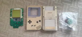 Nintendo Game Boy DMG-1 gris, con pantalla ips