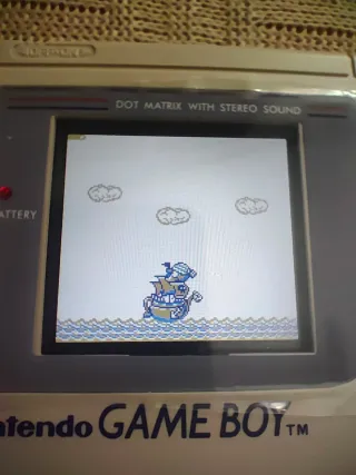 Nintendo Game Boy DMG-1 gris, con pantalla ips