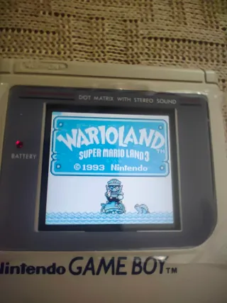 Nintendo Game Boy DMG-1 gris, con pantalla ips