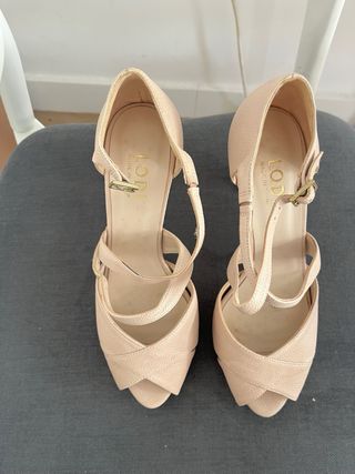 Sandalias Lodi Rosa Tacon