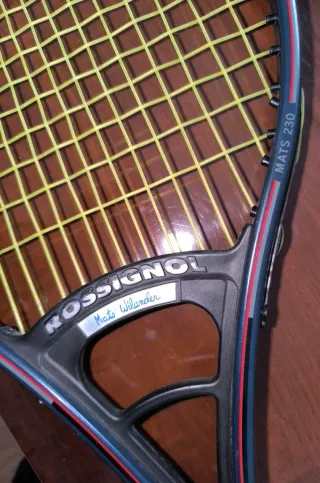 Raqueta Tenis Vintage Rossignol Mats Wilander