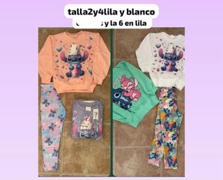 Conjunto chándal niña Stitch