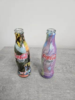 Lotto di 6 bottiglie Coca Cola Light argentine