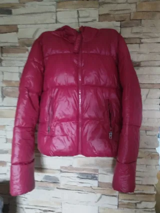 Plumífero rosa mujer