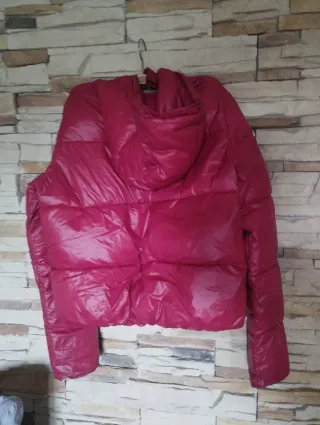 Plumífero rosa mujer