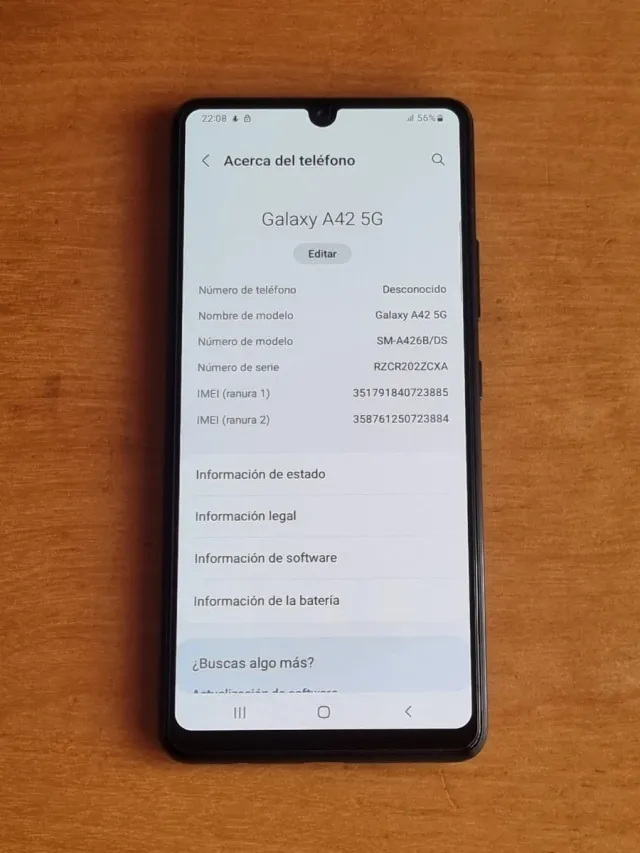 Samsung Galaxy A42 5G (Piezas/Reparación)