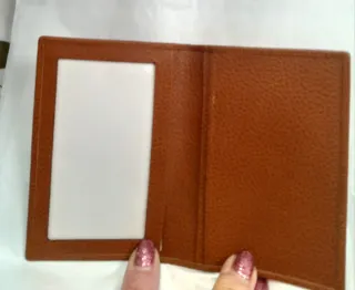 Portacarte Givenchy in pelle marrone