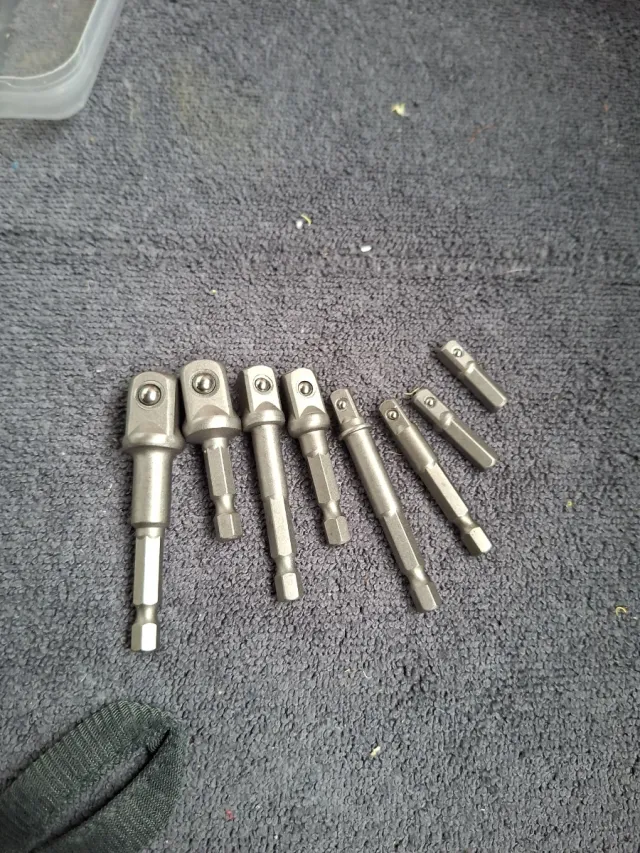 8 adaptadores para llaves de vaso