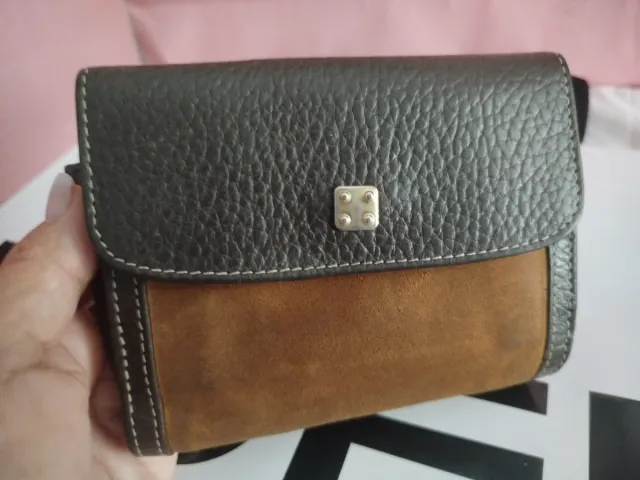 Cartera Loewe vintage beige y marrón