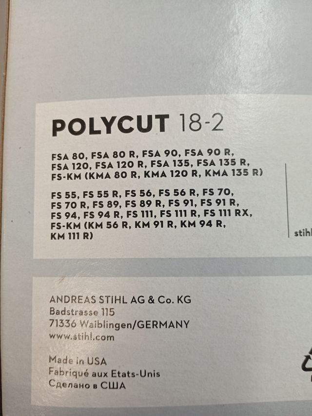 Cabezal Stihl Polycutt 18-2