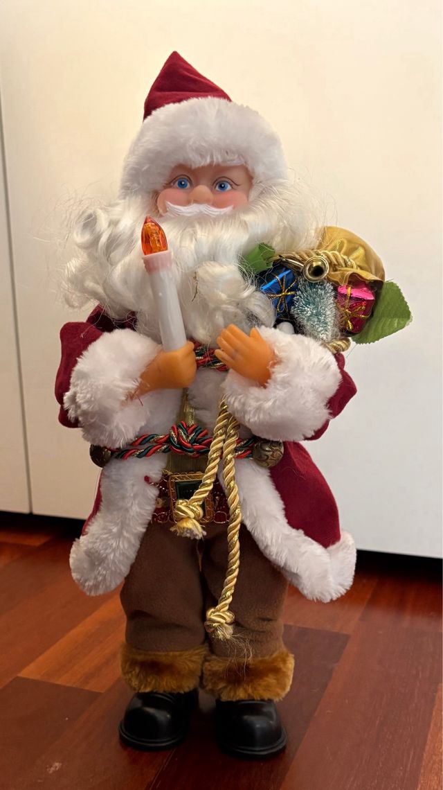 Babbo Natale con Movimento e Musica Jingle Bell