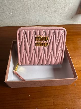 Monedero Miu Miu Rosa
