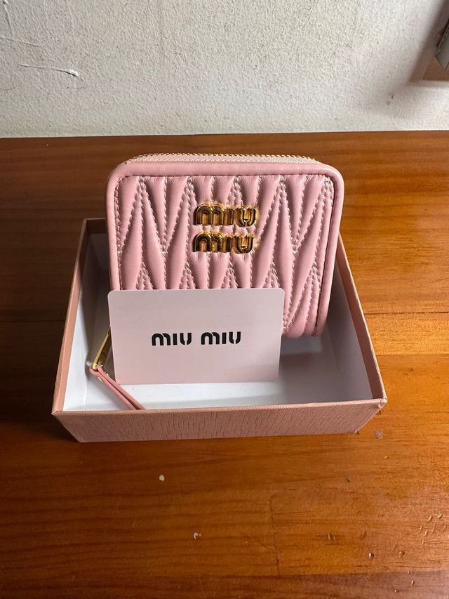 Monedero Miu Miu Rosa