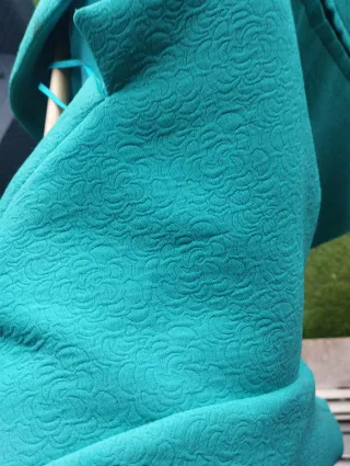 Chaqueta de vestir azul verdoso