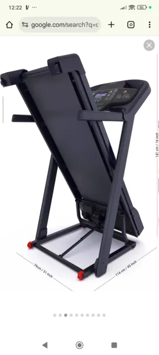 Cinta de correr negra Domyos T540C