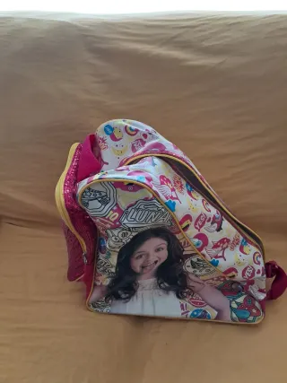 Patines en línea rosas y blancos. T-37 a 40