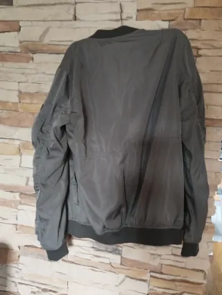 Chaqueta Bomber Hombre Verde Oliva