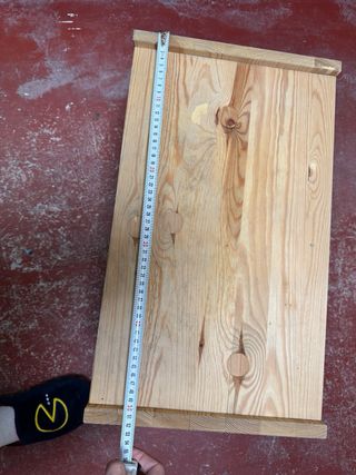 Mesilla de madera natural