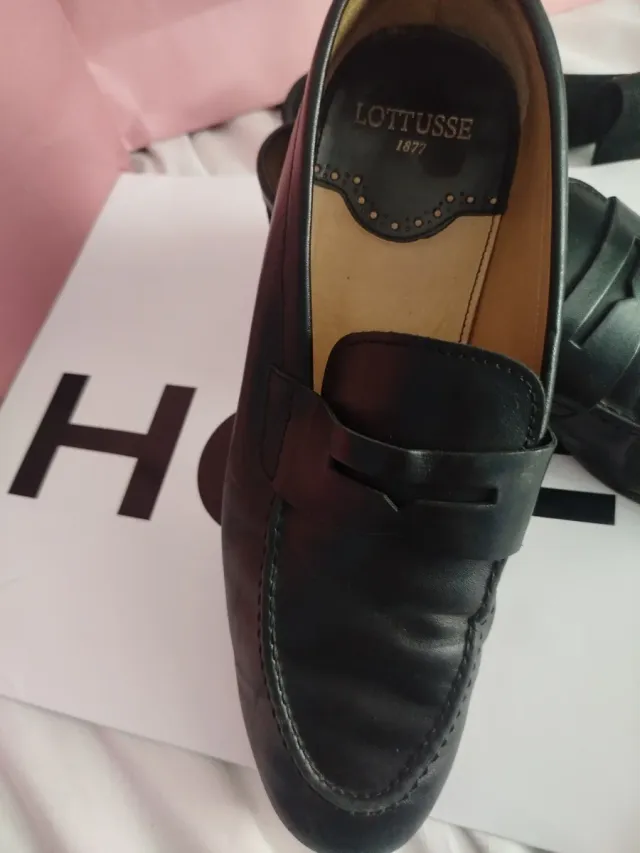 Mocasines Lottusse Negros