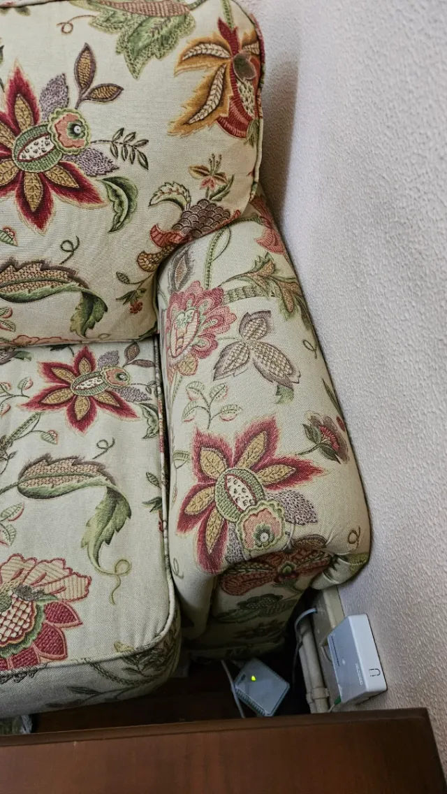 Sofá 3 plazas 1.86m floral