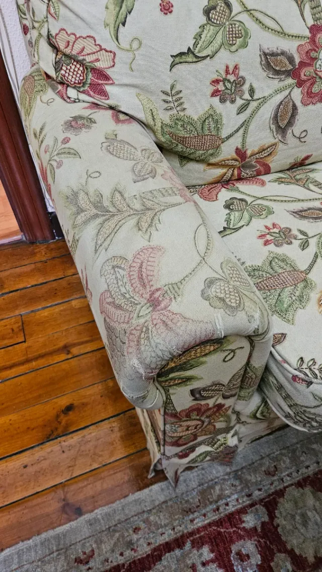 Sofá 3 plazas 1.86m floral