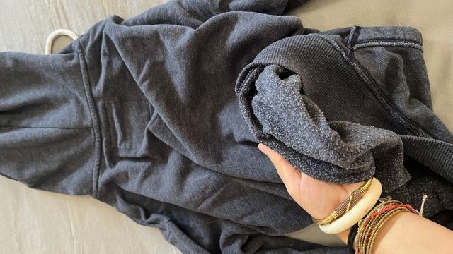 Sudadera Hollister Gris Los Angeles