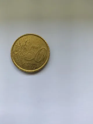 Moneta 50 centesimi errore conio