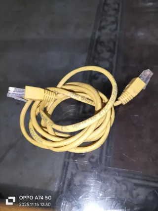 Cable de red amarillo ETL VERIFIED