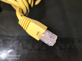 Cable de red amarillo ETL VERIFIED