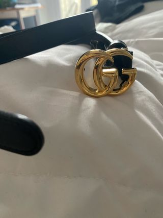 Cintura Gucci Donna Oro Nero