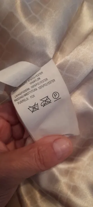 Giaccone donna beige con pelliccia