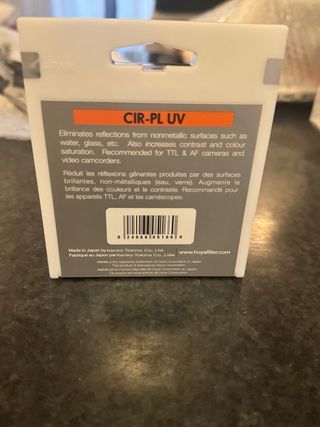 Filtro Hoya HRT CIR-PL UV 62mm