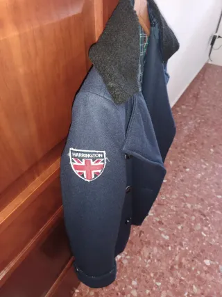 Chaqueta Harrington Azul