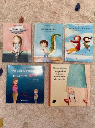 Lote 5 Cuentos Infantiles Colección Emociones