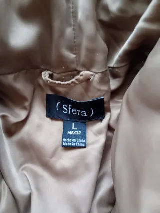 Cazadora acolchada marrón