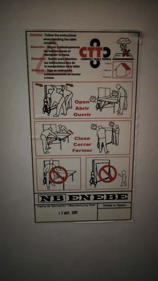 Mesa Ping Pong Enebe NB Indoor