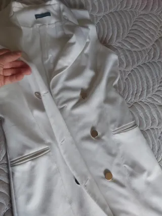 Vestido chaleco blanco